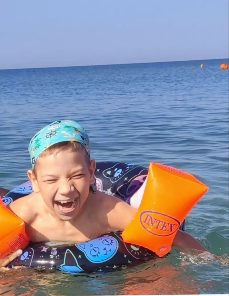 на пляже