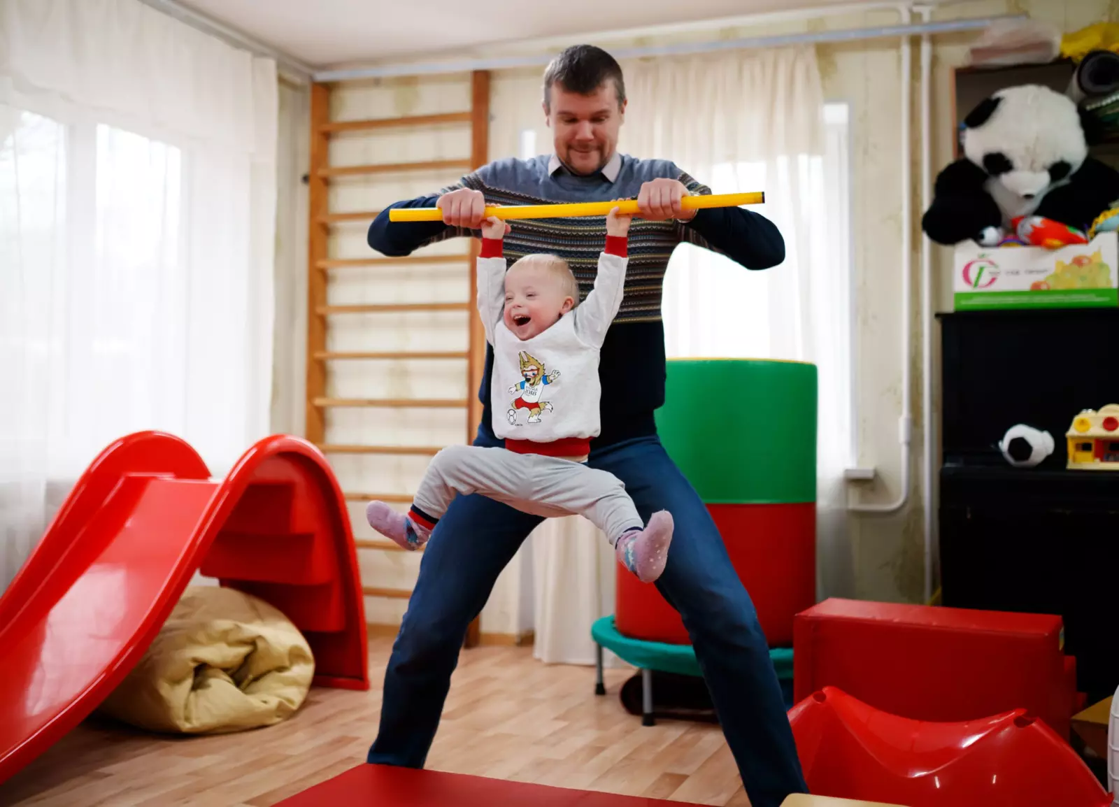 Евгений "Яжпать" и его солнечный Мишка